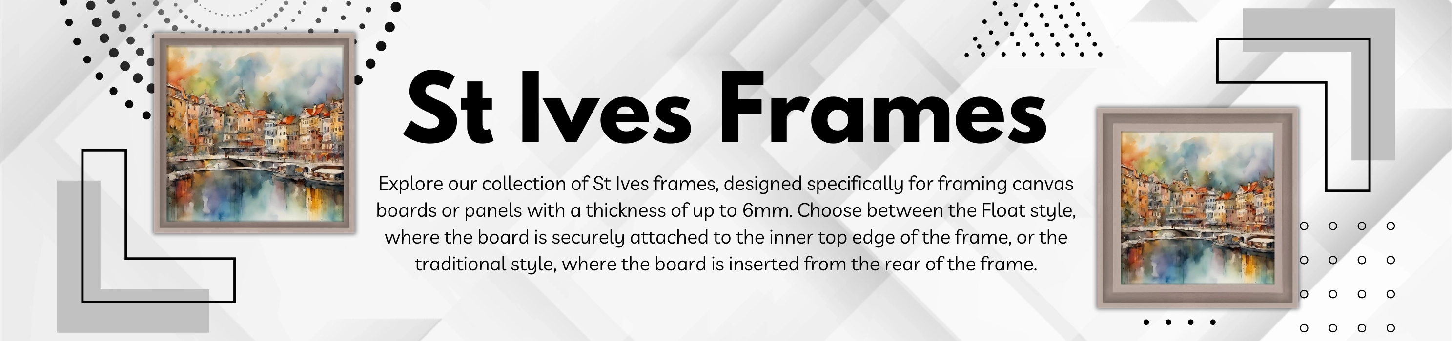 St Ives Frames banner