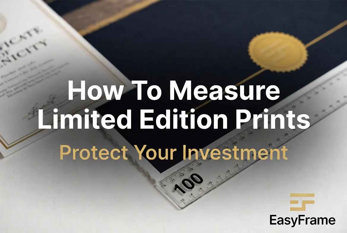 How To... Measure a Limited Edition Print