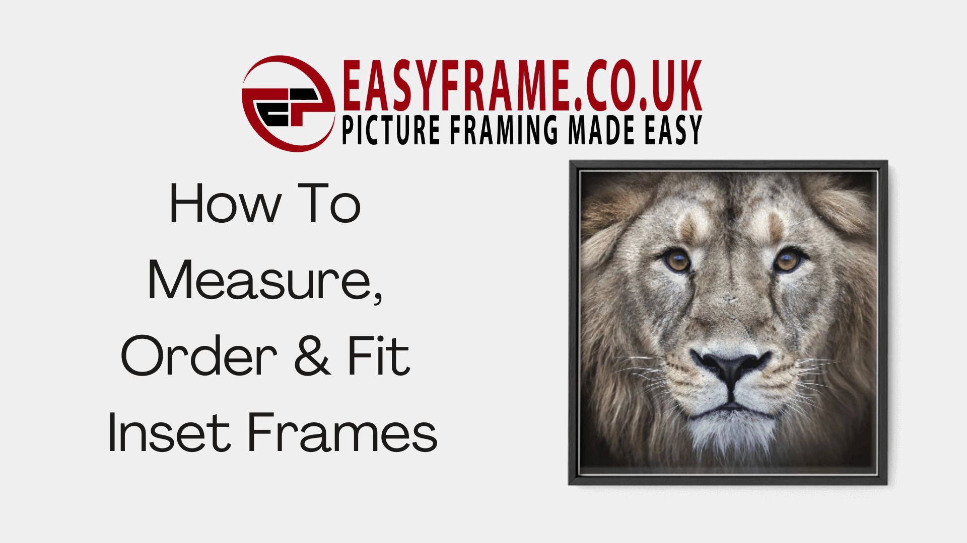 ordering inset frames