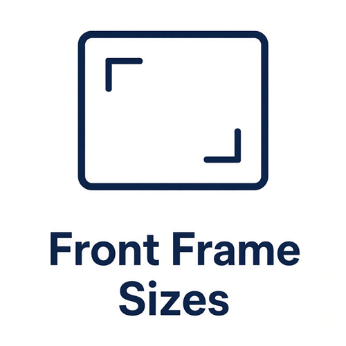 Front Frame Sizes