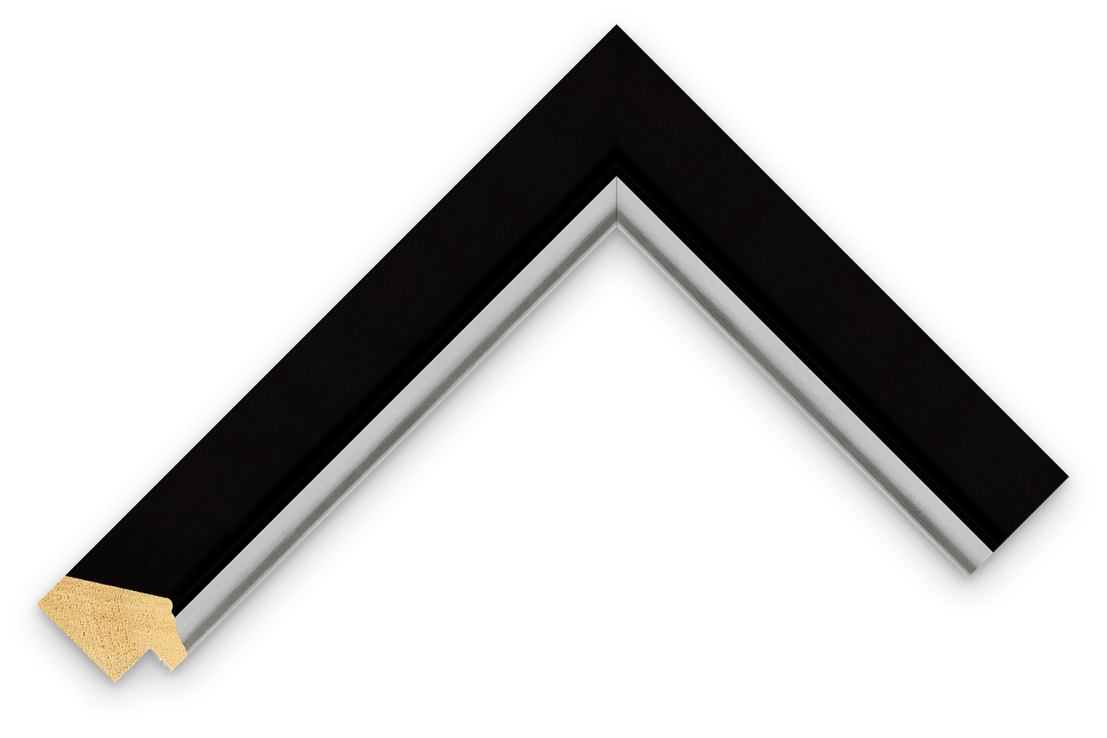 30mm Black & Silver picture frame