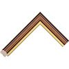 26mm Walnut & Gold Stain