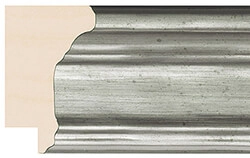 41mm Lille Pewter/Black Side picture frame