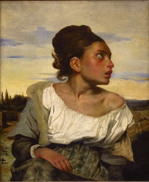 Delacroix Orphan Girl at the Cemetary