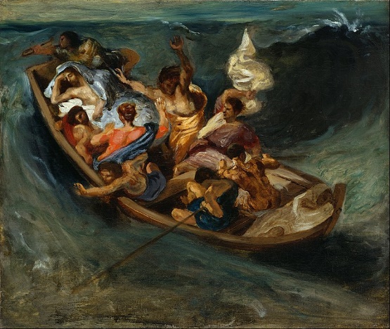 Delacroix Christ on the Sea of Galilee
