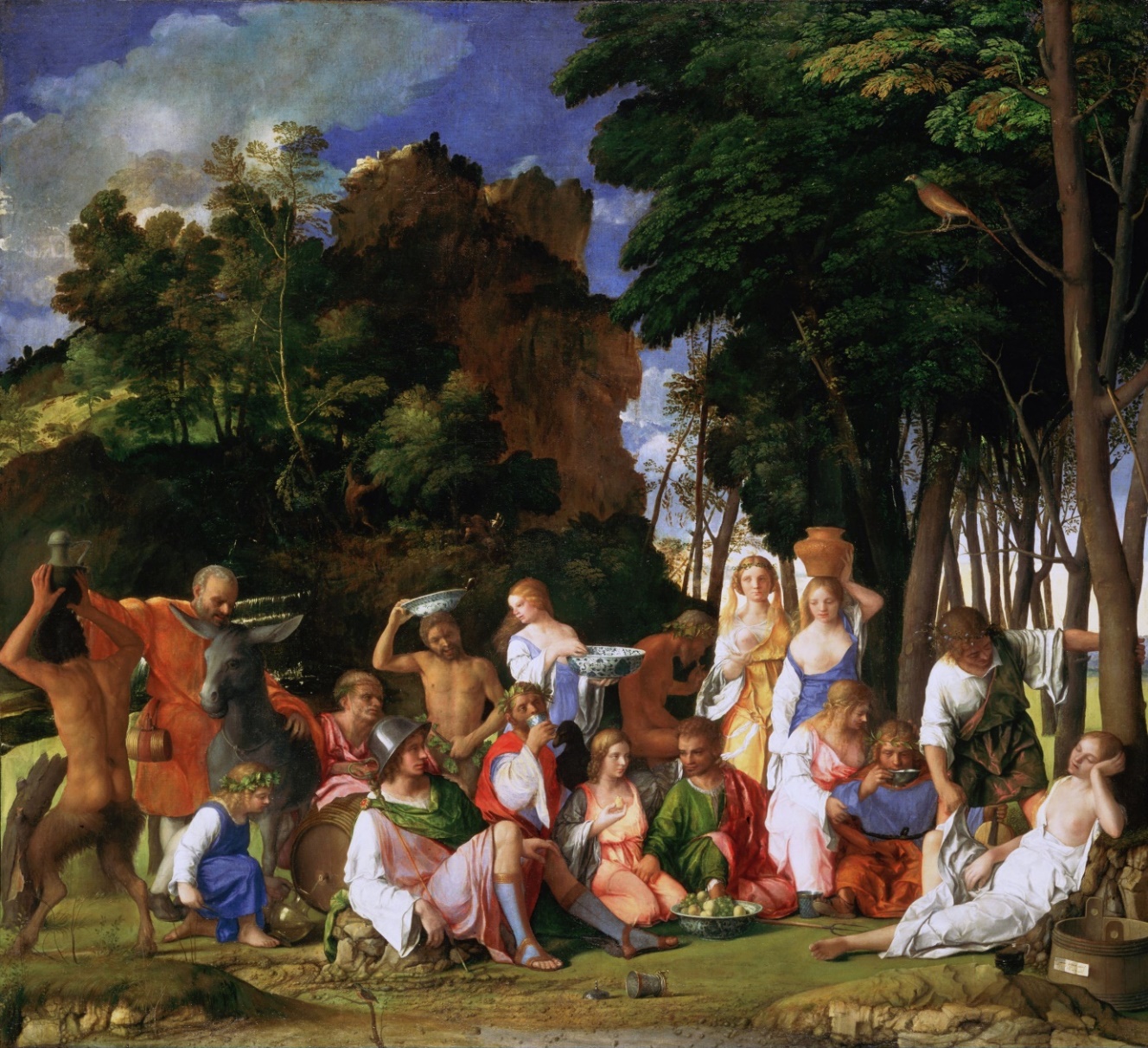 The Feast of the Gods by Giovanni Bellini 