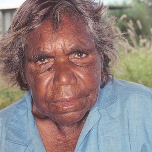 The artist Bessie Nakamarra Sims. 