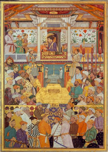 Shah-Jahan receives his three eldest sons