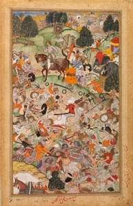 Hunting scenes believed to be by Mansur (1590 - 1595)