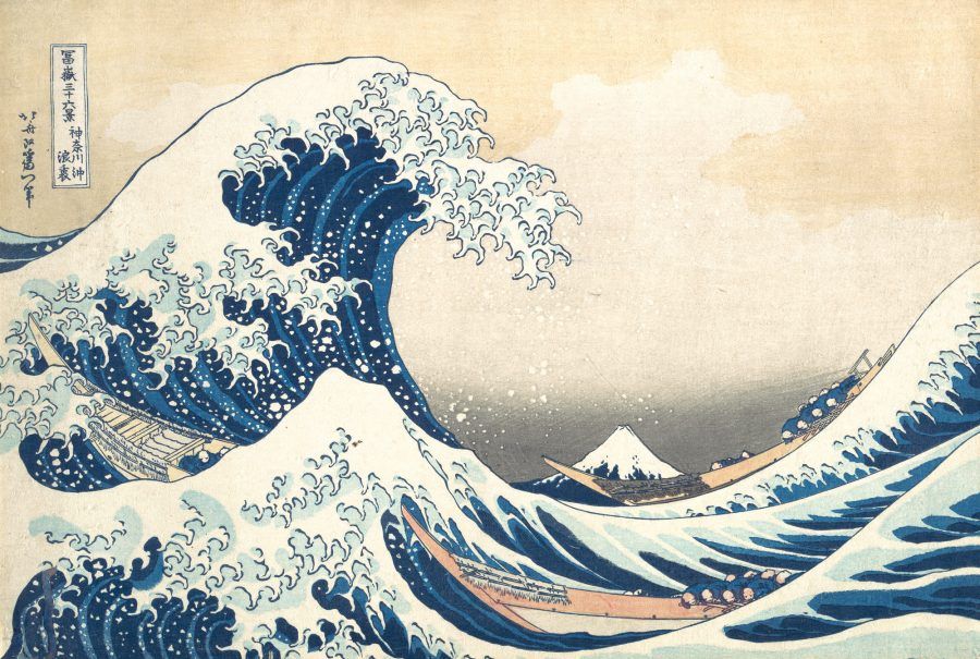 Hokusais The Great Wave Off Kanaguwa (ca 1830)