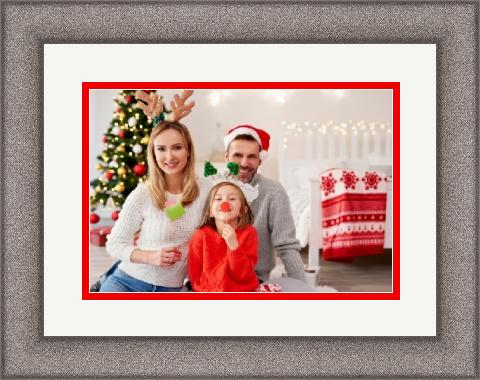 framed christmas photo