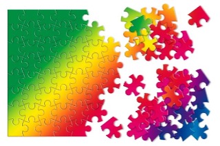 Jigsaw puzzle for framing