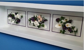 framed flowers