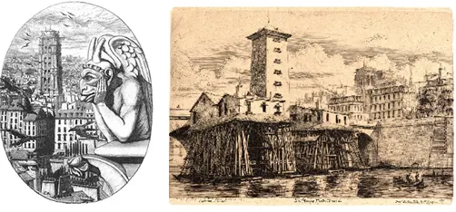 The French artist Charles Mryon realised, as a kid, that being colour-blind might present an unassailable obstacle to being an artist. So he opted for a survival strategy that involved largely sticking to monochrome work, mostly etchings.
He is famous for his many views of Paris. And, actually, because his work was in that field it meant he could more easily knock out prints.
These prints have actually been good investments and compare favourably to those by Durer, Rembrandt and Whistler.
