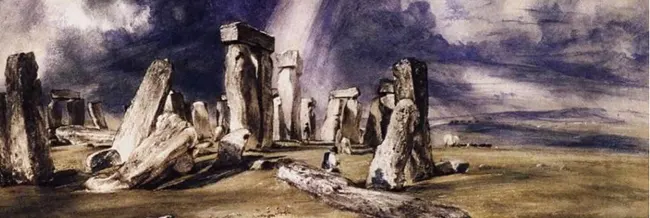 Anyone whos long since written off John Constable as being so 19th century should see works like this (its Stonehenge, as if you need telling) which look like they were painted yesterday.