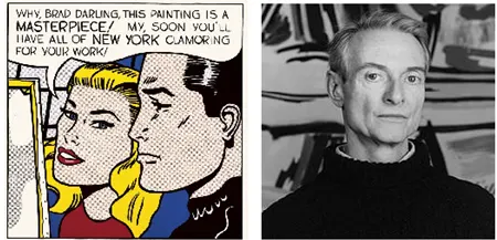 Masterpiecel recently sold for 5,000,000. Lichtenstein never liked comic-books as a boy.
