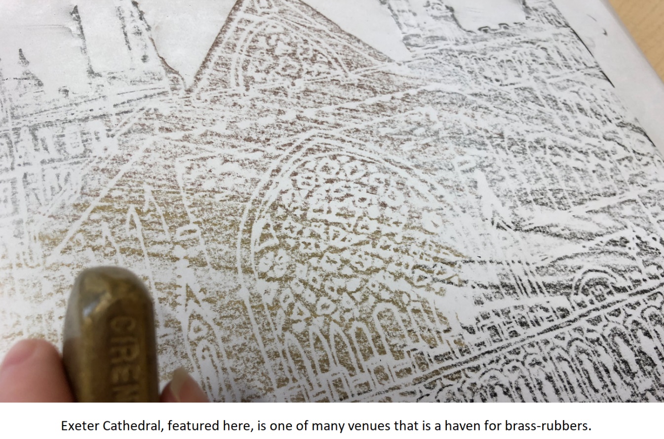 Brass rubbings from Exter Cathedral