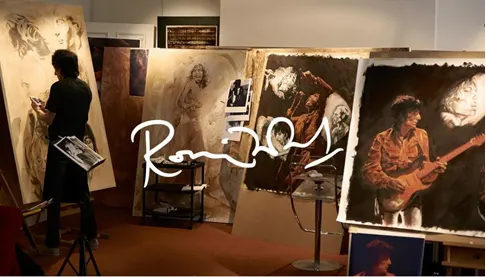 You can find out much more about Ron Wood at his online shop. 