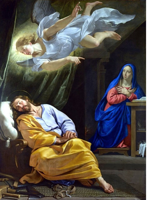 
Philippe de Champaignes The Dream of St. Joseph
