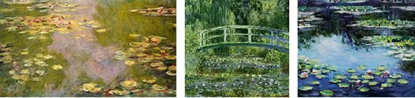 Monet painted something like 250 works featuring water-lillies and is rightly famous for them.