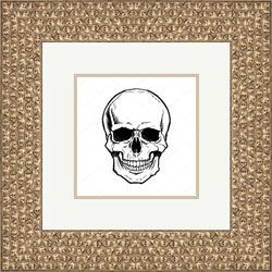 Gold Skull Frame Moulding